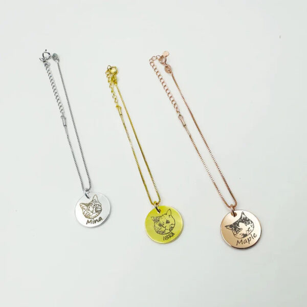 PERSONALIZED PET PORTRAIT NAME BRACELET - 图片 7