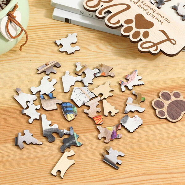 CUSTOM WOODEN PET PHOTO PUZZLE - 图片 6