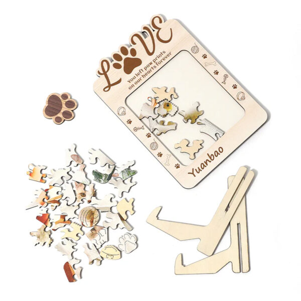 CUSTOM WOODEN PET PHOTO PUZZLE - 图片 3